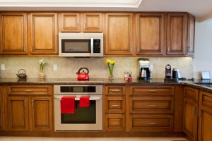 custom cabinets in luxury kitchen