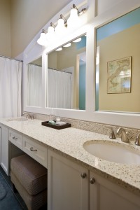 Maximize space for bathroom countertops