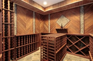 Wine cellar with multiple racks