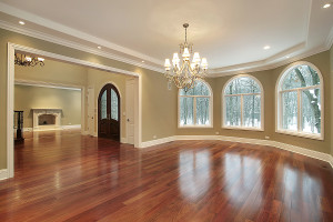 wood flooring in luxry home