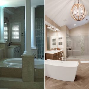 Island Estates Bathroom Before and After