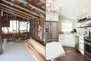 Clearwater kitchen before and after