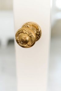 Brass door knob