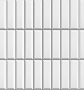 Vertical straight stack tile pattern