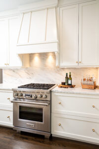 Marble backsplash on St. Pete, Florida home