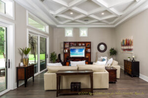 Coffered ceiling